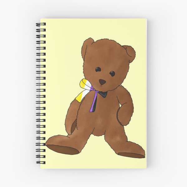 Item preview, Nonbinary Pride Teddy Bear designed and sold by SoftGayCryptids.