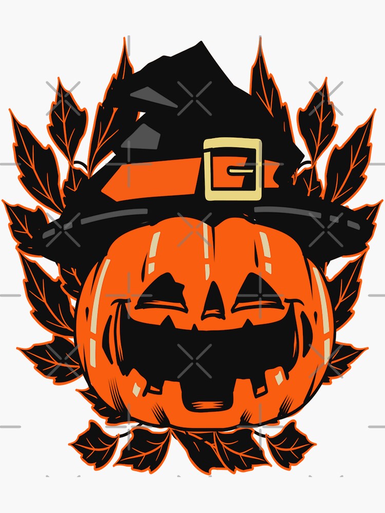 Autumn Pumpkin Head Stickers