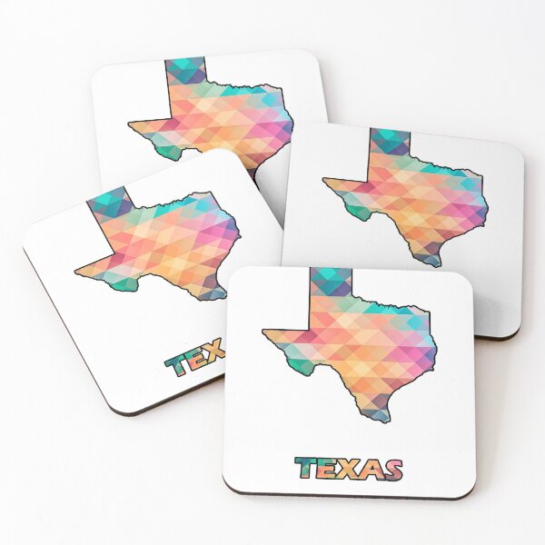Item preview, Texas Colorful Abstract T-Shirt designed and sold by TeeStoreMeStore.