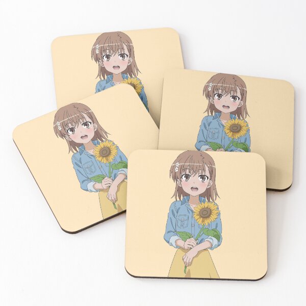 Item preview, Misaka holding sunflower designed and sold by cvisti.