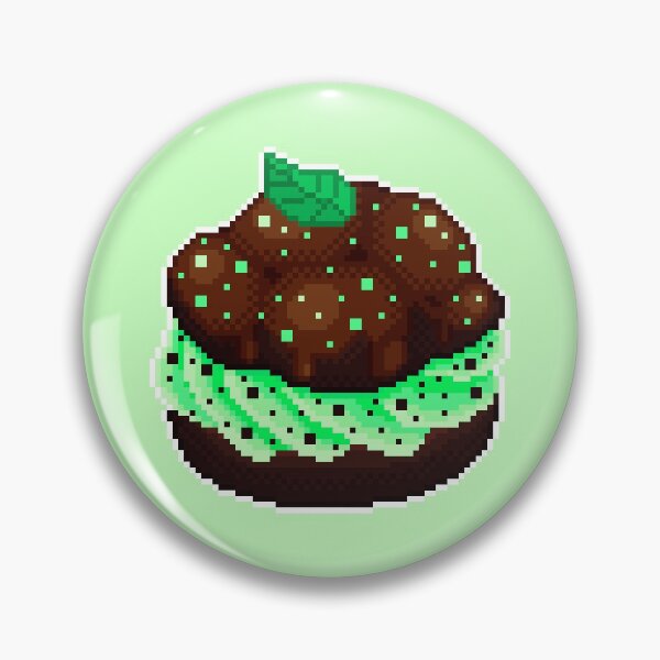 Item preview, Mint Chip Pixel Cream Puff designed and sold by ShadedPenumbra.