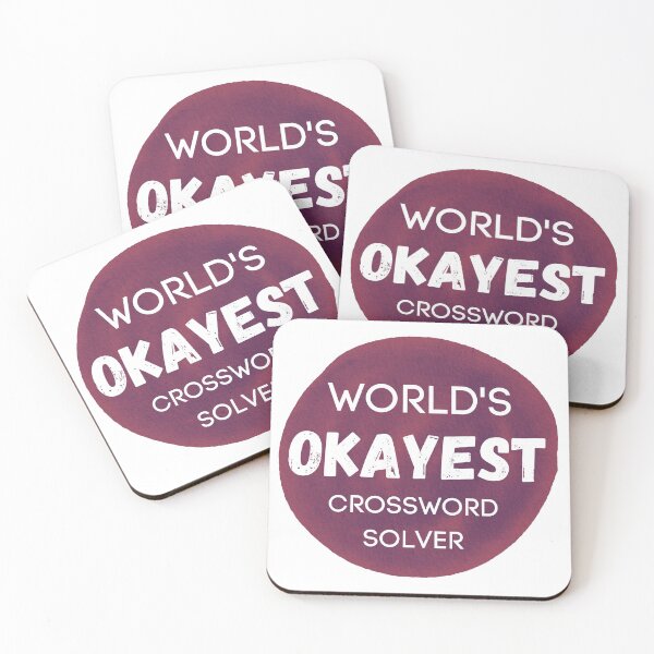 Item preview, World's Okayest Crossword Solver designed and sold by sherwinc.