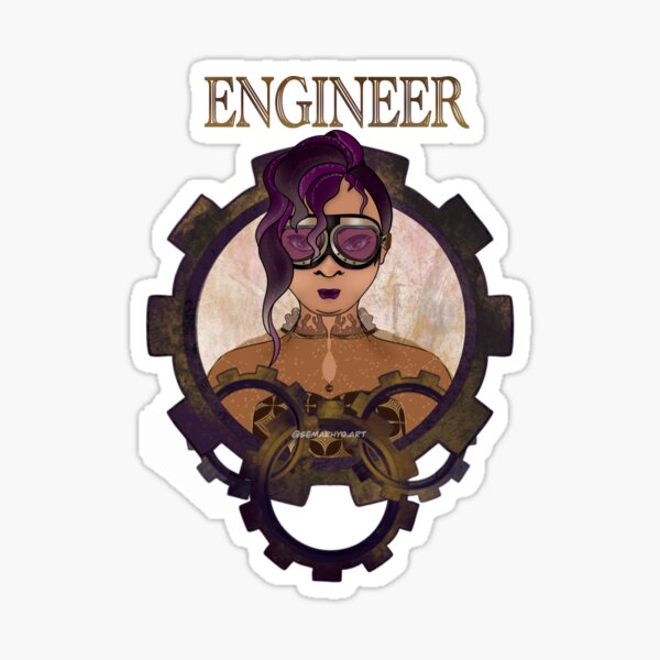 Engineer (STEAMpunk) Sticker