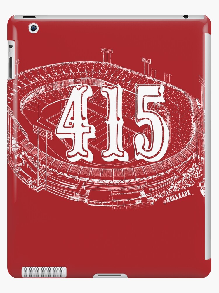 OFFICIAL NFL SAN FRANCISCO 49ERS GRAPHICS LEATHER BOOK CASE FOR APPLE iPAD