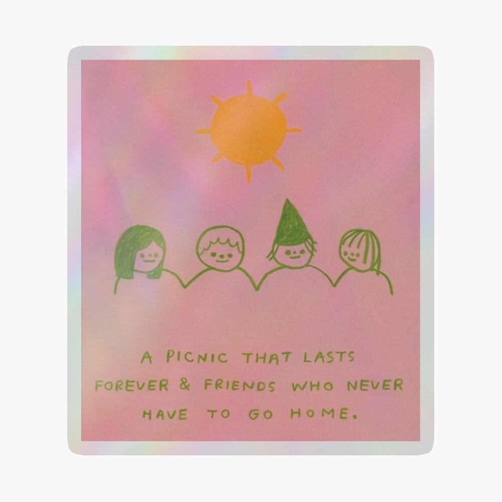 Society6 ケース Life's a Picnic, Bring Your Friend Life's a Picnic, Bring Your Friend, a card pack by Keith P