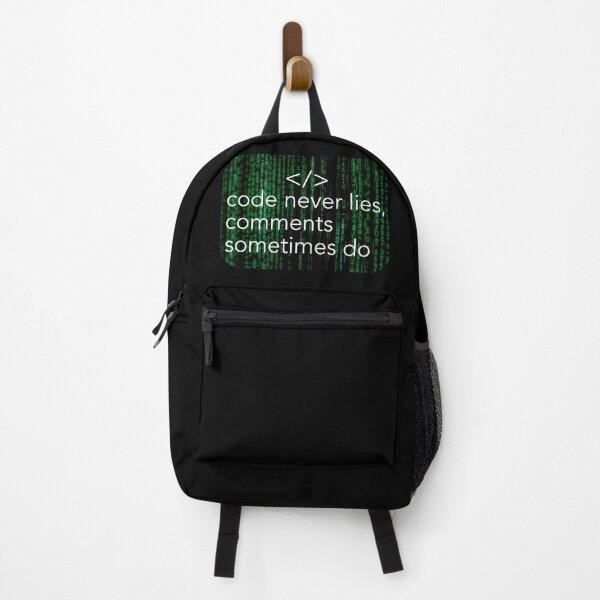 Item preview, Code never lies, comments sometimes do. Coding meme designed and sold by Robloz.