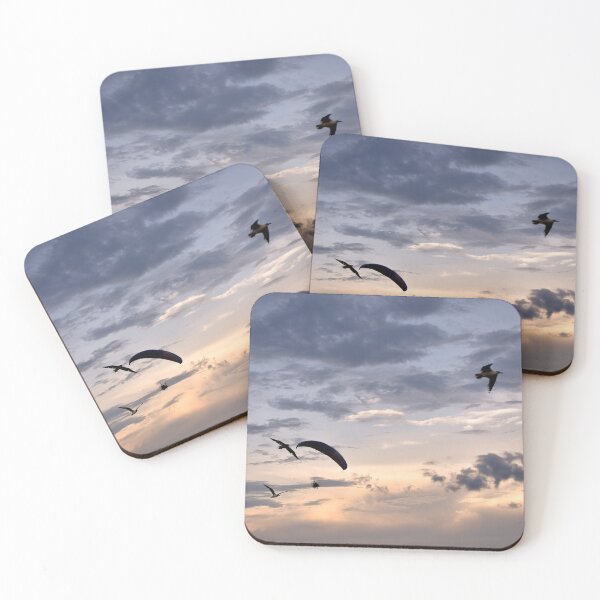 Item preview, Paramotor in a Peach Sky designed and sold by Camille Adkison.