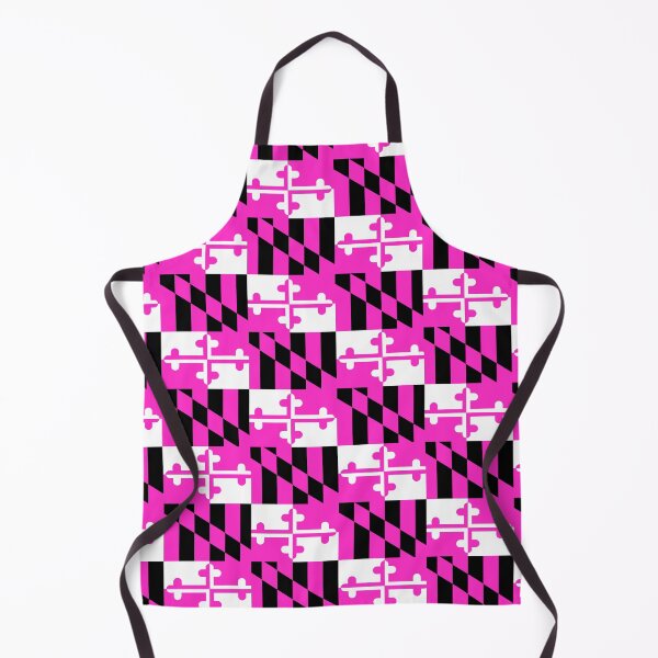 Item preview, Pretty in Pink Maryland State Flag Art Design Banner Repeating Pattern Aesthetic Woman Breast Cancer Awareness designed and sold by Draculaura2009.