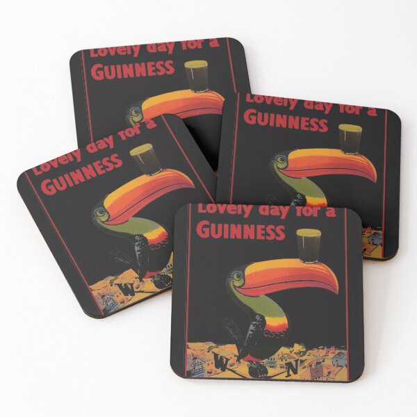 SET OF 2 Guinness Toucan Turtle Lovely Day for a Guinness Pint