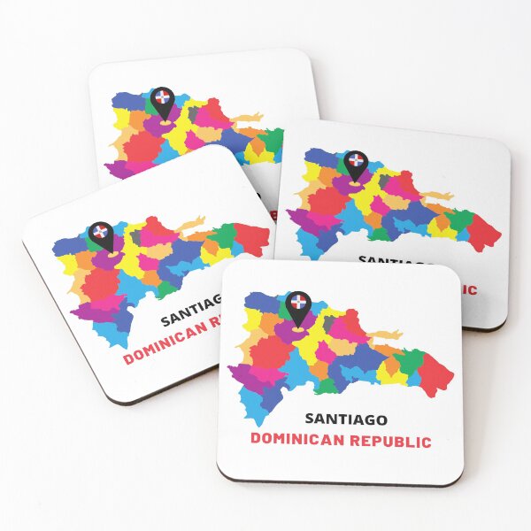 Item preview, Santiago de los Caballeros Map Dominican Republic designed and sold by Quisqueyanoshop.