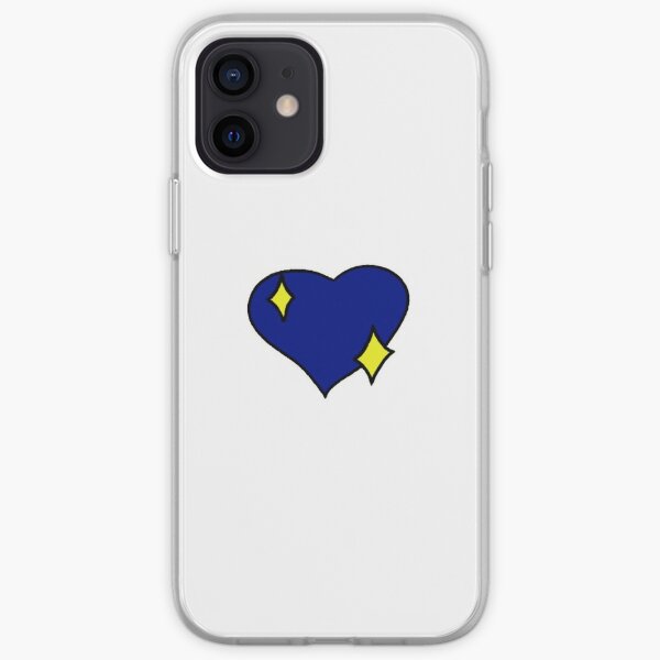 Blaues Herz Emoji Iphone Hullen Cover Redbubble
