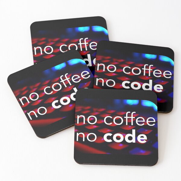Item preview, No coffee no code. Coding meme designed and sold by Robloz.