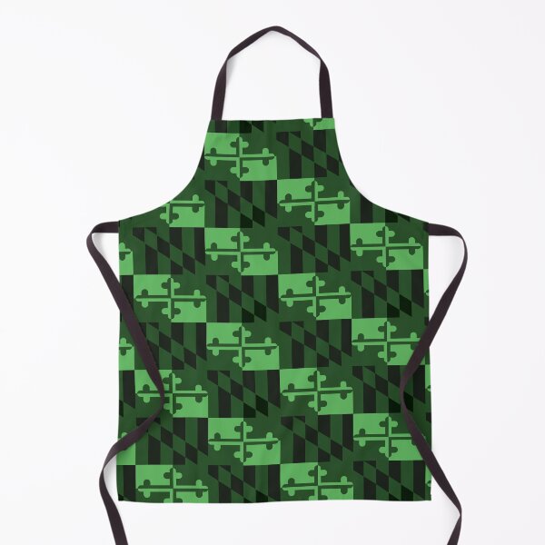 Item preview, Green Christmas Irish Colors Maryland State Flag Art Design Banner Repeating Pattern Ravens Football Colors Purple Gold designed and sold by Draculaura2009.