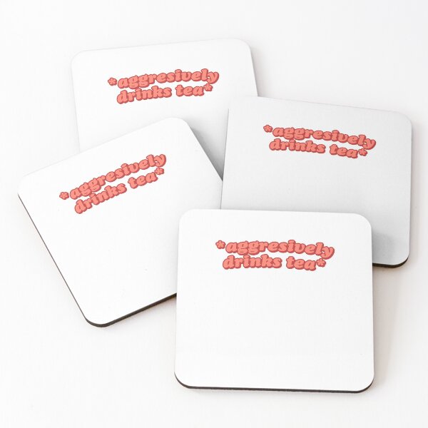 Item preview, Aggresively Drinks Tea Cute Red Hip designed and sold by thefrshmachine.