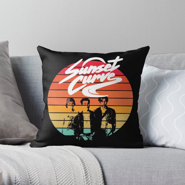 Sunset Curve Band, Julie and The Phantoms Throw Pillow