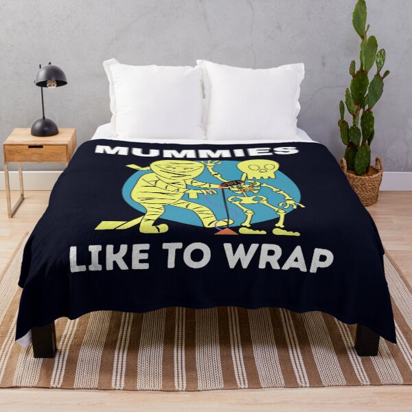 Item preview, Mummies like to wrap Halloween Funny Design designed and sold by Tecnofa.