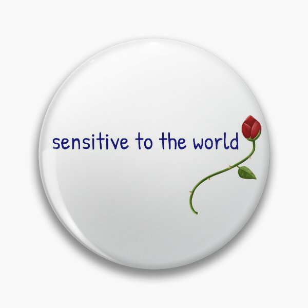 Item preview, Sensitive to the world in blue  designed and sold by Luccianos.