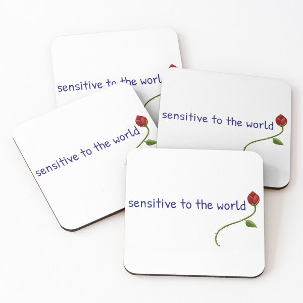 Item preview, Sensitive to the world in blue  designed and sold by Luccianos.