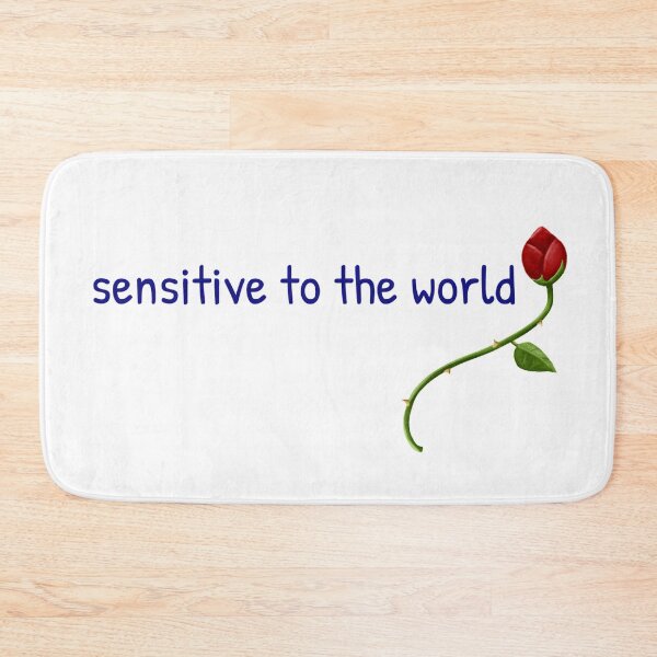 Item preview, Sensitive to the world in blue  designed and sold by Luccianos.
