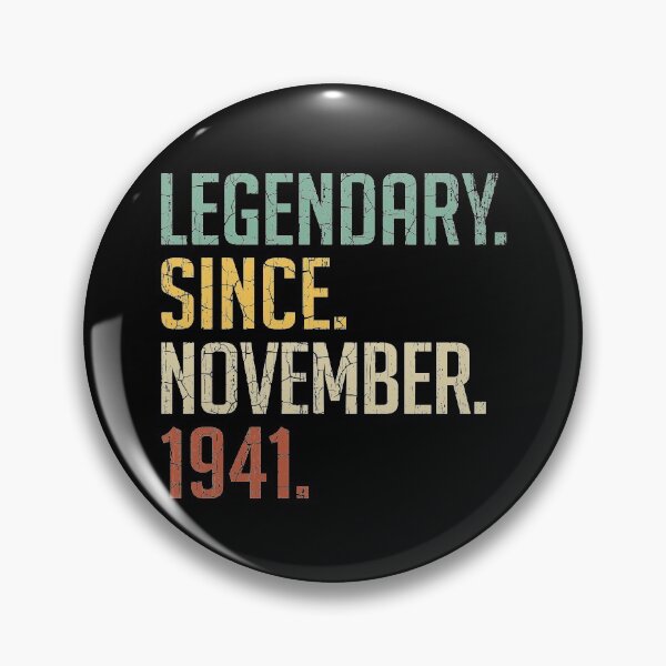 Item preview, Legendary Since November 1941 79th Birthday Gift 79 Years Old Vintage November 1941 designed and sold by Takatv.