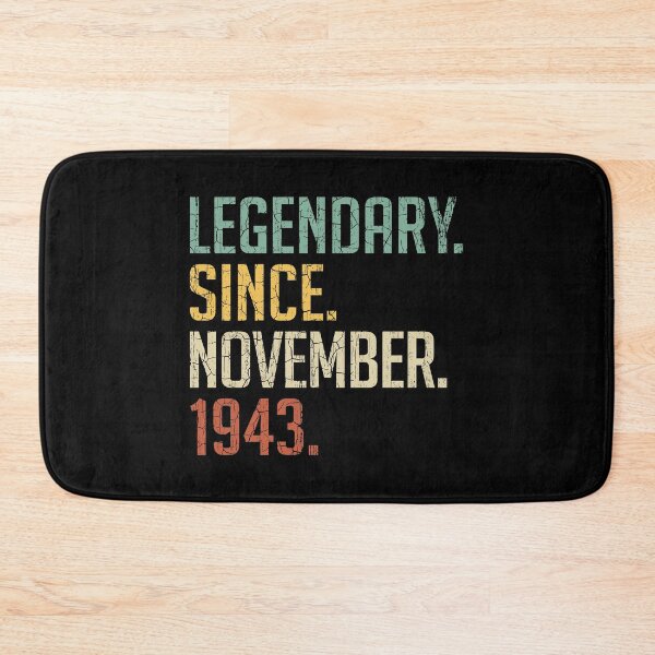 Item preview, Legendary Since November 1943 77th Birthday Gift 77 Years Old Vintage November 1943 designed and sold by Takatv.