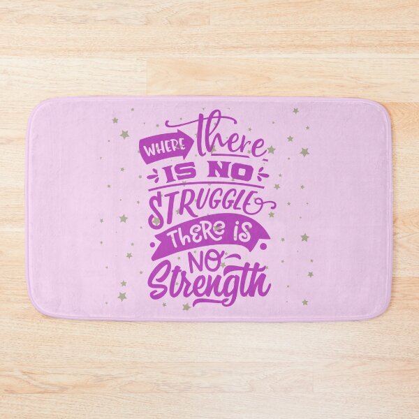 Item preview, Where there is no struggle there is no strength colourful motivational designed and sold by Favegiftings1.