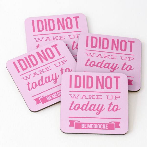 Item preview, No me desperté hoy para ser mediocre designed and sold by LiveAndGlow.