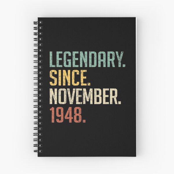 Item preview, Legendary Since November 1948 72nd Birthday Gift 72 Years Old Vintage November 1948 designed and sold by Takatv.