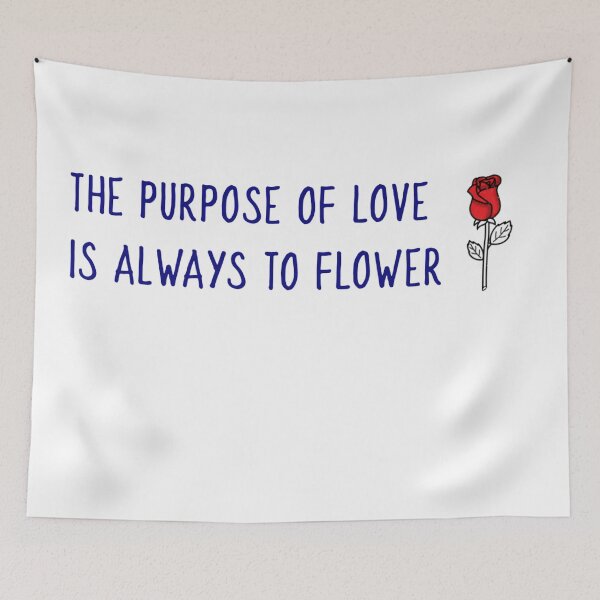 Item preview, The purpose of love in blue text designed and sold by Luccianos.
