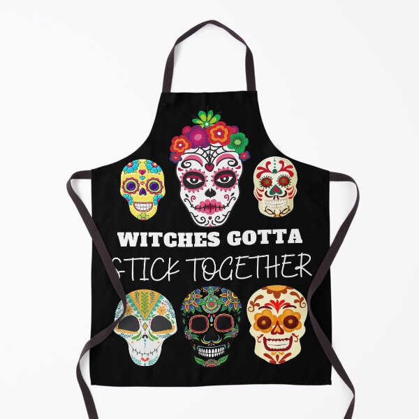Item preview, Sugar Skull: Witches gotta stick together designed and sold by AmazingEcraft.