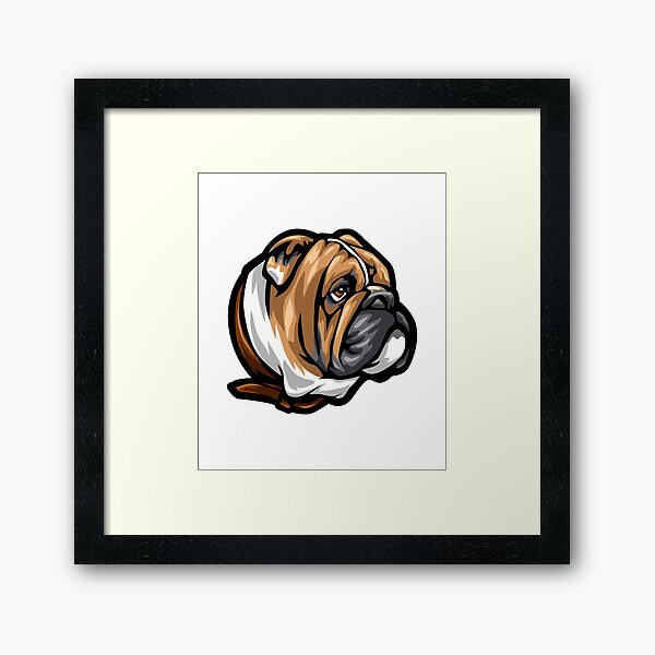 Item preview, Bulldog Face Portrait designed and sold by IPRINT Clothing.