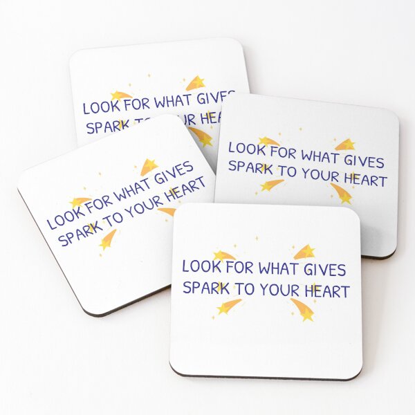 Item preview, Spark to your heart in blue text designed and sold by Luccianos.