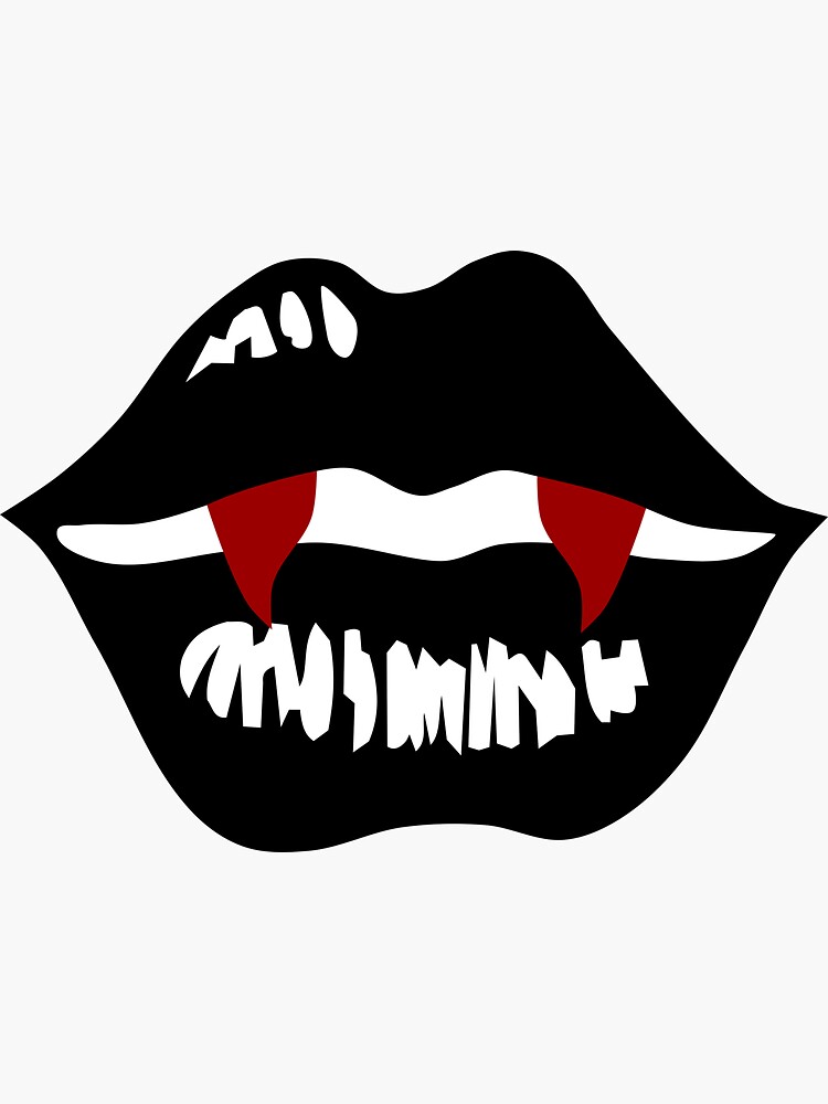 Female Vampire Sticker For Sale By Maklockcustom Redbubble 6619