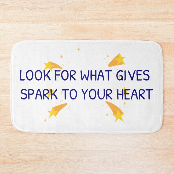 Item preview, Spark to your heart in blue text designed and sold by Luccianos.