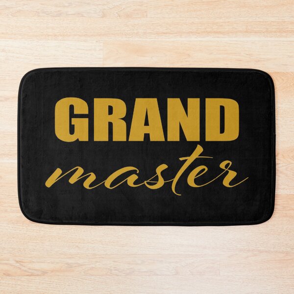 Item preview, Grand Master, Grandmaster, Reverend, Highest honor, Typography Design designed and sold by Bees-Honey-Gift.