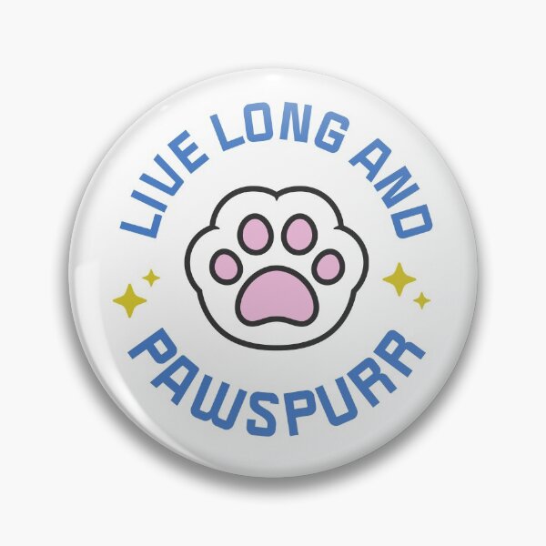 Item preview, Live Long and Pawspurr designed and sold by Cute N' Nerdy Shop.
