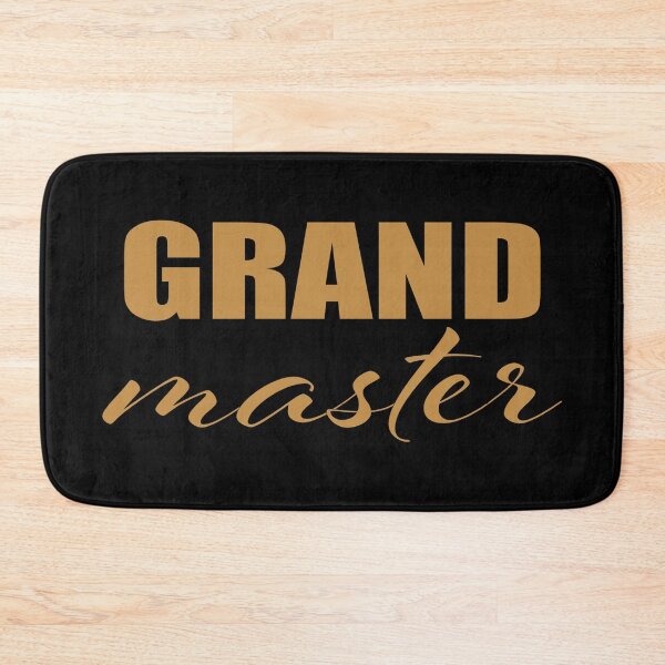 Item preview, Grand Master, Grandmaster, Reverend, Highest honor, Typography Design designed and sold by Bees-Honey-Gift.