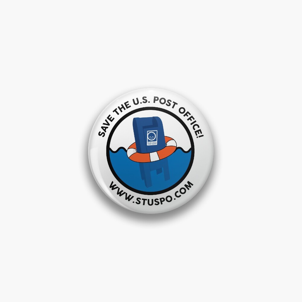 Save the US Post Office - STUSPO in Black Pin