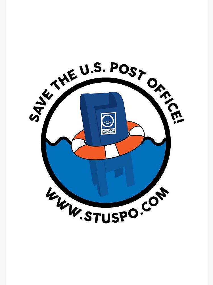 Save the US Post Office - STUSPO in Black by Sandman2k4