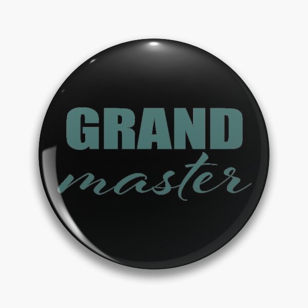 Item preview, Grand Master, Grandmaster, Reverend, Highest honor, Typography Design designed and sold by Bees-Honey-Gift.