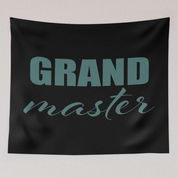 Item preview, Grand Master, Grandmaster, Reverend, Highest honor, Typography Design designed and sold by Bees-Honey-Gift.
