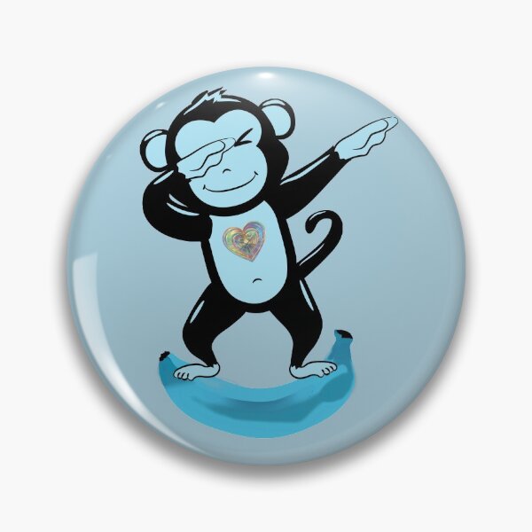 Item preview, Cute blue monkey dabbing designed and sold by Astralia.