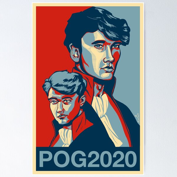Item preview, POG 2020 Campaign Poster/Sticker/Button/Shirt designed and sold by just1ne77.