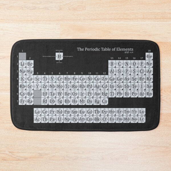 Item preview, BW Periodic Table designed and sold by Sa-m-ize.