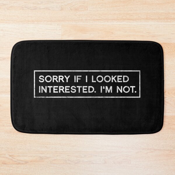 Item preview, Cheeky Funny Saying Not Interested Gift designed and sold by teeseeds.
