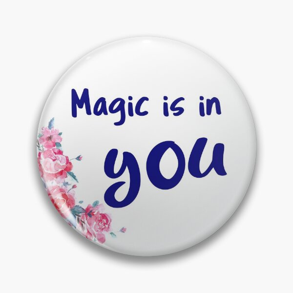 Item preview, Magic is in you in blue text designed and sold by Luccianos.