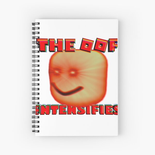 Roblox Pack Spiral Notebooks Redbubble - golden guy with pumpkin head roblox