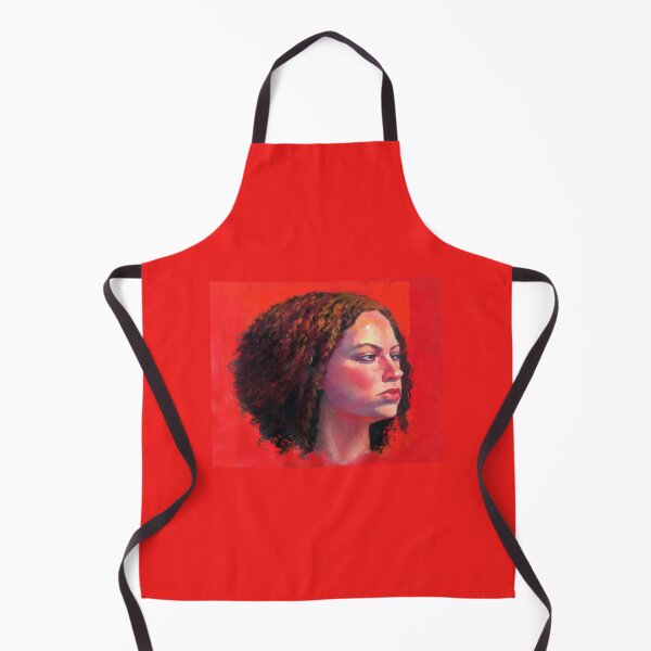Item preview, Portrait of Julia on Red designed and sold by Roz McQuillan Fine Art & Photography.