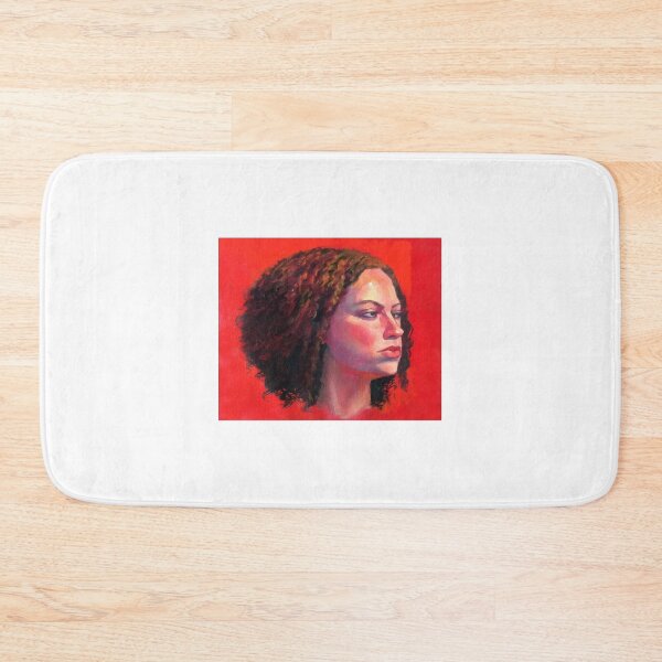 Item preview, Portrait of Julia on Red designed and sold by Roz McQuillan Fine Art & Photography.