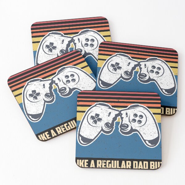 Item preview, Gamer dad like a regular dad but  cooler designed and sold by hasanmasud.